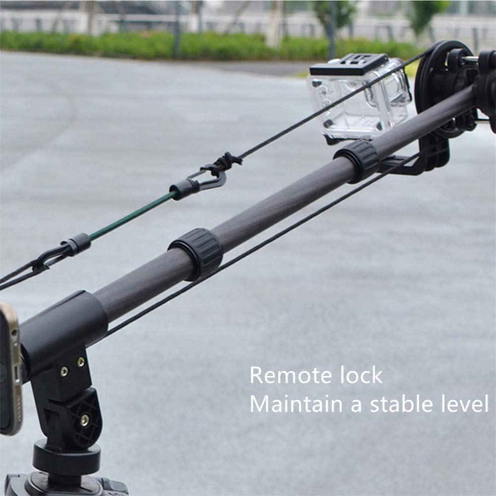 The Camera Cantilever Crane, Easy to Install Easy to Use, Suitable for DSLR Cameras Telephoto Lens Video Recording, Action Camera and Bird Shooting