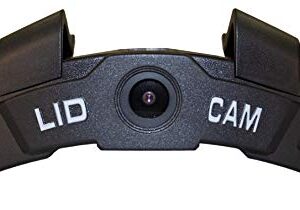 LIDCAM+ LC-WF-BZ Hands Free Hat Mounted Digital Action Camera, 1080P HD Wi-Fi with Full Audio and 1X to 4X Zoom, Black