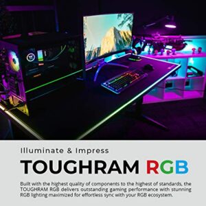 Thermaltake TOUGHRAM RGB DDR4 3600MHz 16GB (8GB x 2) 16.8 Million Color RGB Alexa/Razer Chroma/5V Motherboard Syncable RGB Memory R009D408GX2-3600C18B