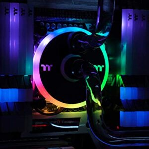 Thermaltake TOUGHRAM RGB DDR4 3600MHz 16GB (8GB x 2) 16.8 Million Color RGB Alexa/Razer Chroma/5V Motherboard Syncable RGB Memory R009D408GX2-3600C18B