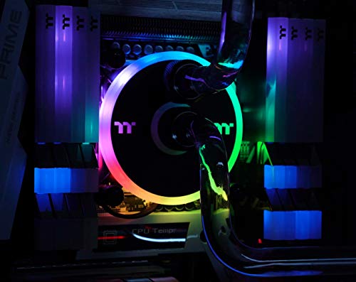 Thermaltake TOUGHRAM RGB DDR4 3600MHz 16GB (8GB x 2) 16.8 Million Color RGB Alexa/Razer Chroma/5V Motherboard Syncable RGB Memory R009D408GX2-3600C18B