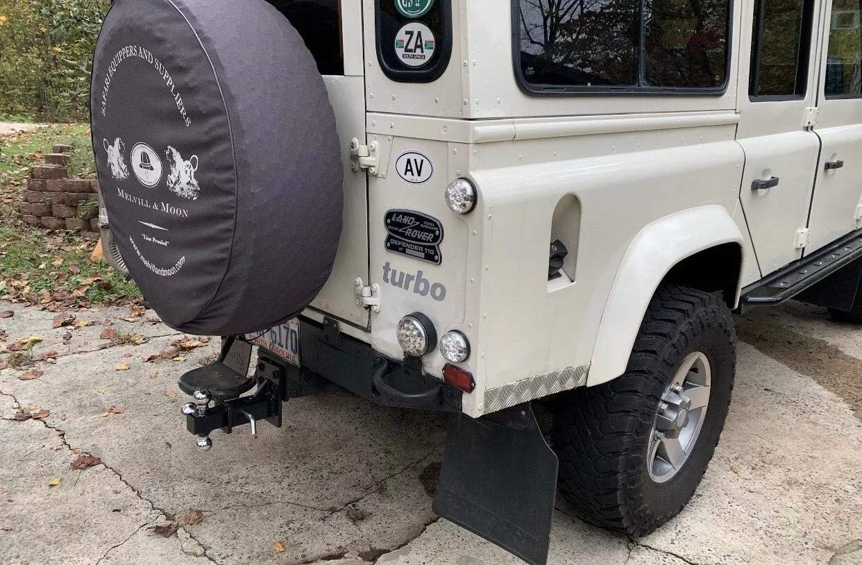 Bolt On Receiver Hitch Fits Land Rover Defender 90 - No Drilling Install - Ball Hitch Not Included