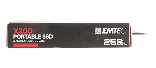 Emtec X200 Power Plus 256GB mSATA Portable Solid State Drive (SSD) - ECSSD256GX200