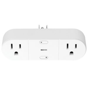 globe electric 50020 collection smart plug, white