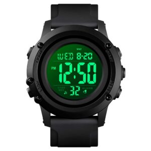 CKE Men's Digital Sports Watch Large Face Waterproof Wrist Watches for Men with Stopwatch Alarm LED Back Light