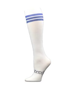hocsocx navy tube performance liner socks moisture wicking protection for field hockey soccer ski horseback riding, medium