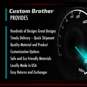 Custom Brother - Eden w/Hearts Metal Car SUV Truck License Plate Frame Ch s64