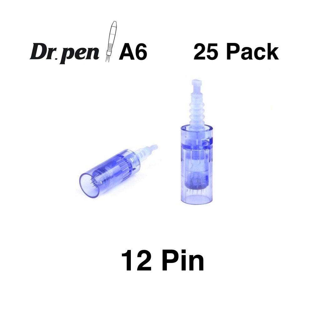 Dr. Pen A6 Replacement Cartridges 12 Pin (25 Pack)