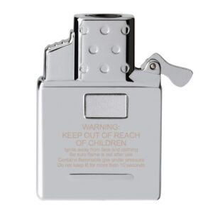 Zippo 65826 Butane Lighter Insert - Single Torch, Chrome