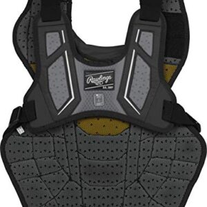 Rawlings | VELO 2.0 Catcher's Chest Protector | Baseball | Adult - 17" | Black/Graphite