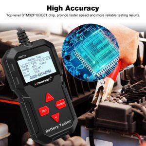 KONNWEI 12V Car Battery Tester 100-2000 CCA Load Tester Automotive Alternator Tester Battery Analyzer