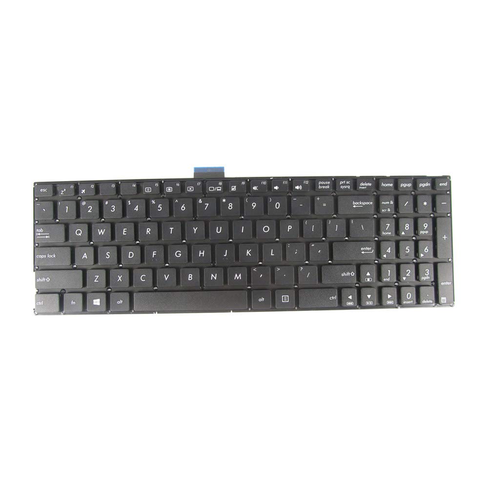 Abakoo New Keyboard Compatible with ASUS X555 X555L X555LB X555LF X555LI X555LJ X555U X555UA X555UB Black US