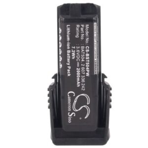 3.6V Battery 2000mAh Replacement for Bosch 36019A2010, GSR Mx2Drive, GSR PRODRIVE, Bosch 2 607 336 241, 2 607 336 242, BAT504