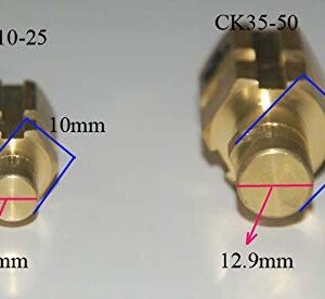 RIVERWELD TIG Welding Cable Panel Connector-plug DKJ35-50 315Amp Dinse Quick Fitting 2pcs