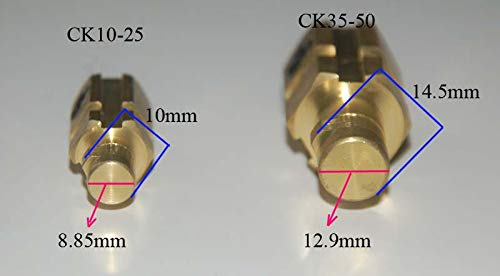 RIVERWELD TIG Welding Cable Panel Connector-plug DKJ35-50 315Amp Dinse Quick Fitting 2pcs