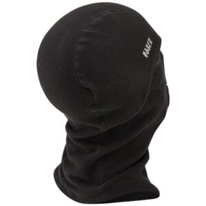 Klein Tools 60132 Balaclava, Warm Breathable Fleece Wind Proof Hinged Balaclava Face Mask, Black