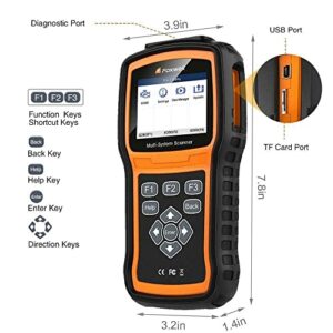 FOXWELL NT530 for Porsche 997 Multi-System OBD2 Diagnostic Scanner SRS ABS DPF EPB Airbag TPMS Battery Reset