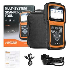 FOXWELL NT530 for Porsche 997 Multi-System OBD2 Diagnostic Scanner SRS ABS DPF EPB Airbag TPMS Battery Reset