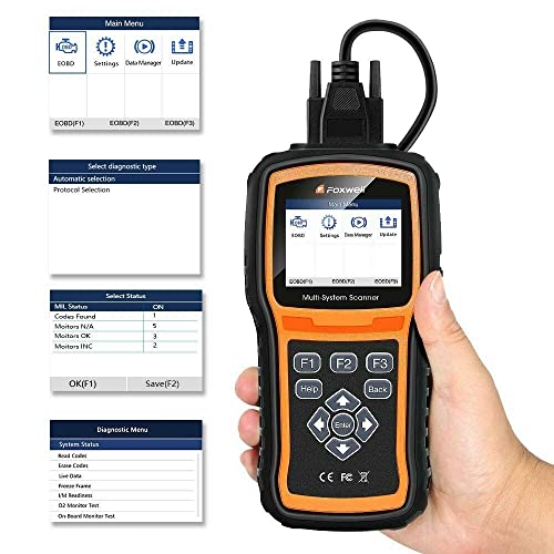 FOXWELL NT530 for Porsche 997 Multi-System OBD2 Diagnostic Scanner SRS ABS DPF EPB Airbag TPMS Battery Reset