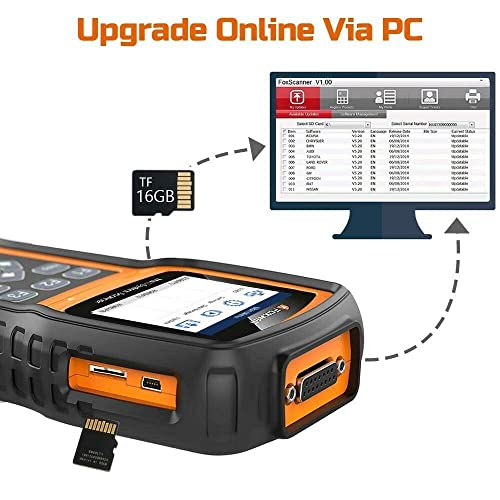 FOXWELL NT530 for Porsche 997 Multi-System OBD2 Diagnostic Scanner SRS ABS DPF EPB Airbag TPMS Battery Reset