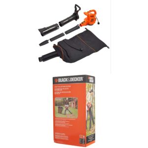 black+decker power boost blower/vacuum with blower/vacuum leaf collection system (bebl7000 & bv-006l)