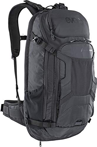 EVOC Sports Fr Trail E-ride Protector Backpacks, Unisex, 100114100-M/L, Black, M/L