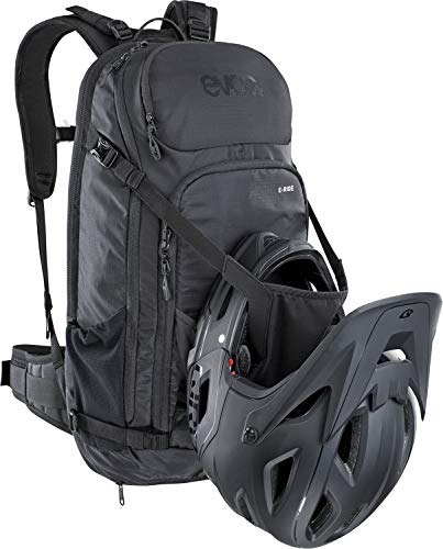 EVOC Sports Fr Trail E-ride Protector Backpacks, Unisex, 100114100-M/L, Black, M/L