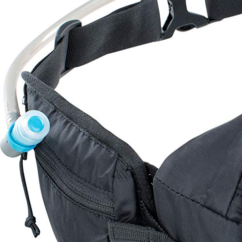 evoc Hip Pack 3, Black, incl. 1,5l Hydration Bladder