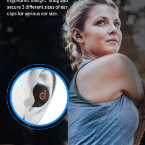 dyplay Wireless Earbuds Bluetooth 5.0 True Wireless Headphones in-Ear Stereo USB-C Quick Charge Waterproof TWS Wireless Earbuds with aptX 3D Stereo Sound,Single Mode Touch Control and CVC 6.0 Mic