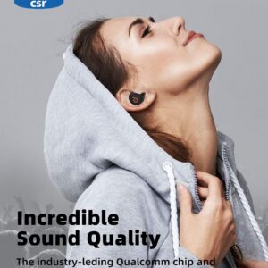 dyplay Wireless Earbuds Bluetooth 5.0 True Wireless Headphones in-Ear Stereo USB-C Quick Charge Waterproof TWS Wireless Earbuds with aptX 3D Stereo Sound,Single Mode Touch Control and CVC 6.0 Mic