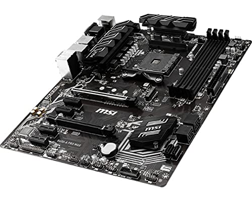 MSI ProSeries AMD Ryzen 2ND and 3rd Gen AM4 M.2 USB 3 DDR4 D-Sub DVI HDMI Crossfire ATX Motherboard (B450-A Pro Max) (B450APROMAX)