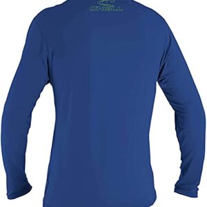 O'NEILL Unisex Child Youth Basic Skins 50+ L/S Sun Shirt Rash Guards, Pacific, 12 US