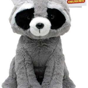 Shelter Pets: Stella the Raccoon - 10" Raccoons Plush Toy Stuffed Animals - Based on Real-Life Adopted Pets - Benefiting the Puppy and Dogs Animal Shelters They Were Adopted From- Trash Panda Plushies