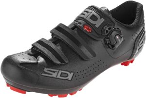 sidi men's trace 2 cycling shoes, black/black, 12