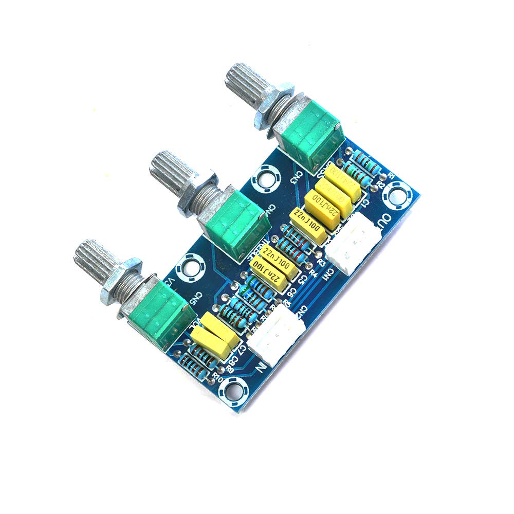 Comimark 1Pcs XH-M802 Passive Tone Volume Bass Treble Control Board Preamplifier Module