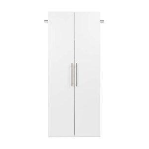 Prepac HangUps Shoe Storage Cabinet, 16"D x 30"W x 72"H, White