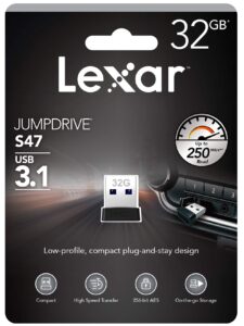 lexar jumpdrive s47 32gb usb 3.1 black,ljds47-32gabbk