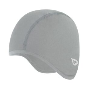 baleaf winter hats thermal skull cap for men women ear warmers cold weather gear helmet liner cycling running ski black grey