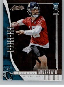 2019 absolute #162 gardner minshew ii rc rookie jacksonville jaguars nfl football trading card