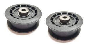 2 flat idler pulleys - compatible with: pulley part number 106-2176 used on y