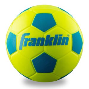 franklin sports foam soccer ball - perfect for practice and backyard play - best for first-time play and small kids - 6.5 inches