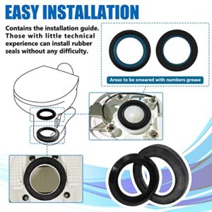 WeHope 34120 RV Waste Ball Seal Kit Compatible with Thetford Aqua-Magic Style Plus/Style Lite/Style II/Residence Permanent Toilet