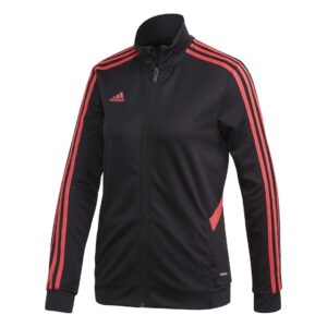 adidas womens tiro track jacket black /pink xx-small