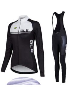 women cycling jersey,autumn winter fleece warm mtb suit,mountain road reflective bike clothing set + gel bib pants