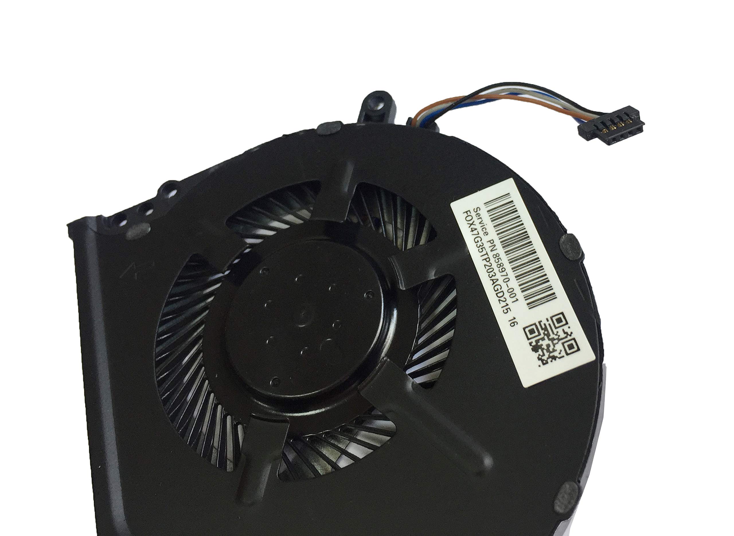 DoWee Cooling Fan for HP Pavilion 15-CC 15-CC700 CPU Cooling Fan 927918-001 NS75000-16K11 Compatible 927918-001 NS75000-16K11 DTA47G71TP003 FOXCONN G71 NFB80A05H-003 FSFTB5M