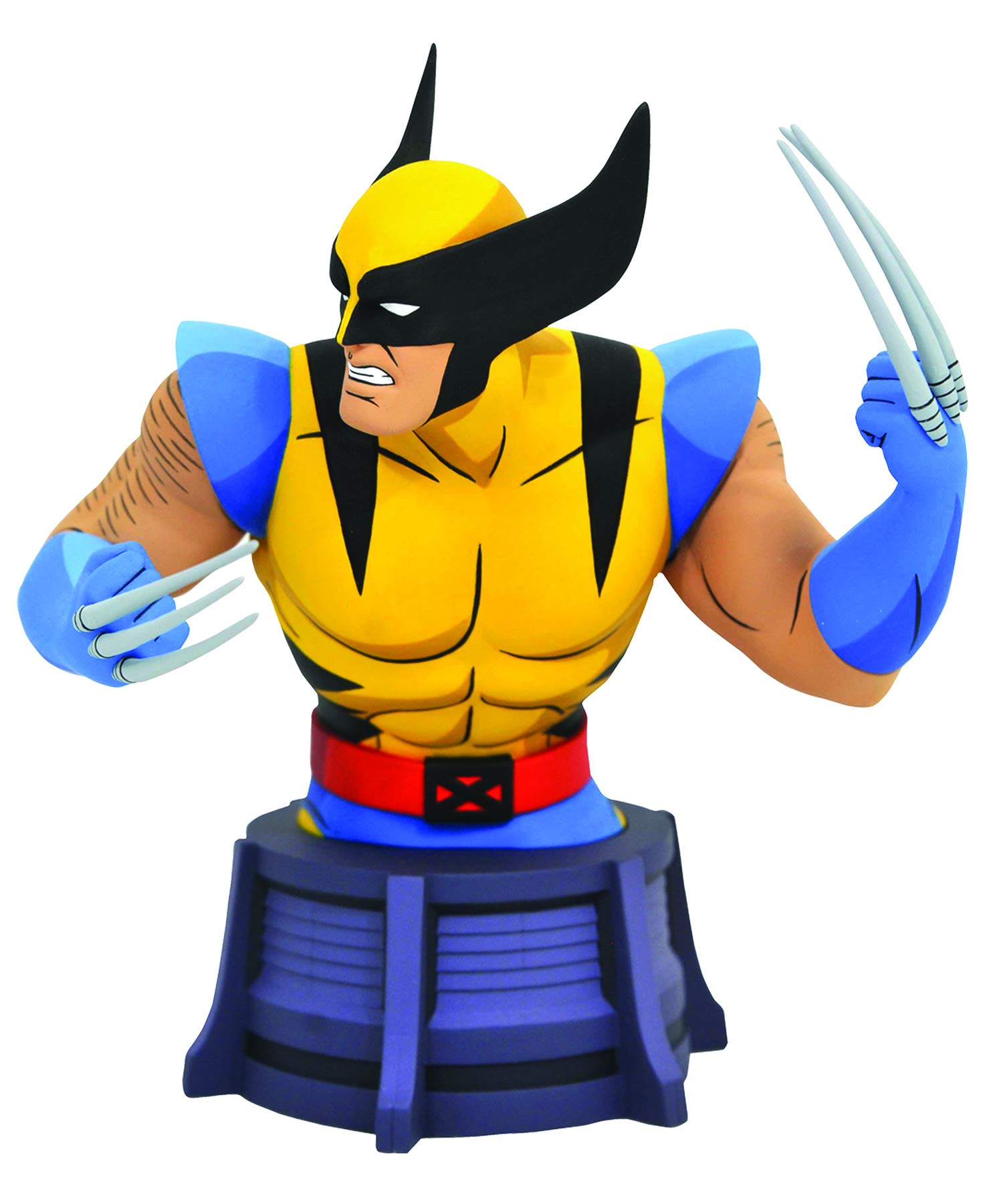 Marvel Animated X-Men: Wolverine Resin Bust, Multicolor, 6 inches