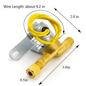 4040 Humidifier Solenoid Valve Replacement Part by AMI PARTS, 24V,Brass Made Humidifier Solenoid Valve,Replaces Models 400,500,600,700,600M, 558, 550A, 550, 568, 560A, 560, 700, 700M, 768, 760A, 760