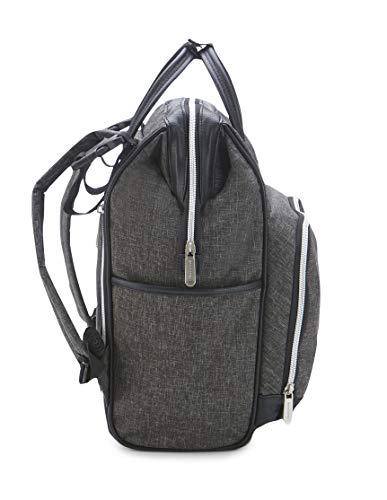 Bananafish Midi Diaper Backpack, Black