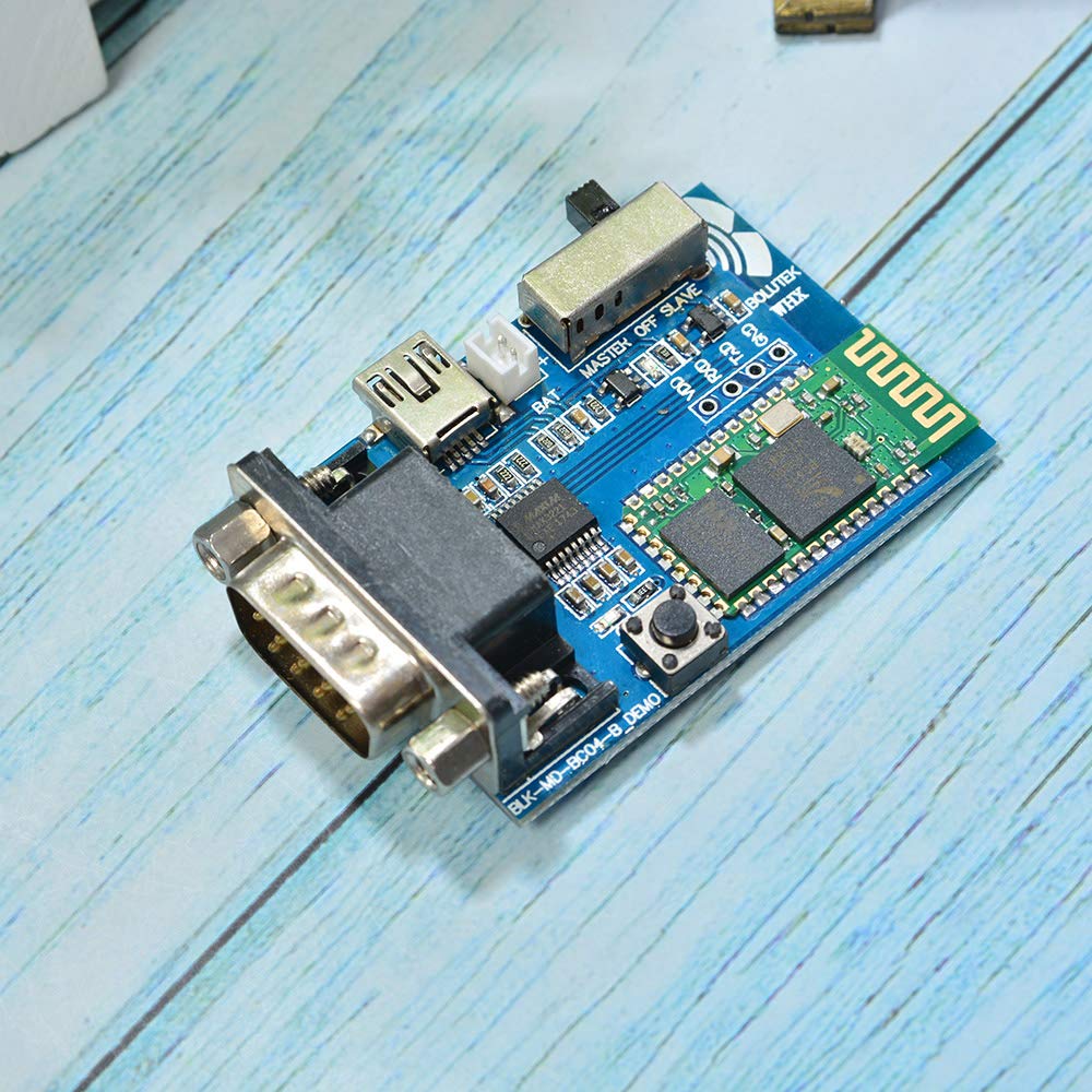 Comimark 1Pcs RS232 Bluetooth Serial Adapter Communication Master-Slave Module 5v Mini USB