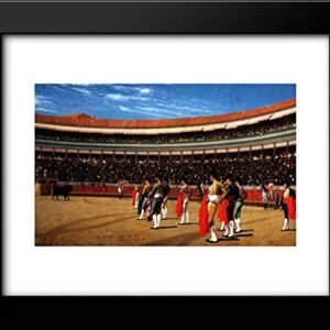 Plaza De Toros, The Entry Of The Bull 18x15 Framed Art Print by Jean Leon Gerome